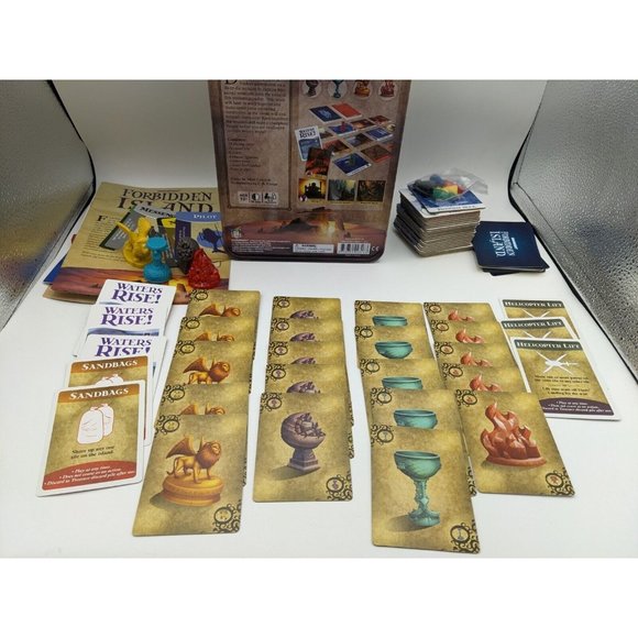 Forbidden Island Game Adventure in Metal Tin Box Gamewright 2010 COMPLETE - Picture 6 of 10